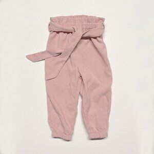 Shein Baby Paperbag Waist Belted Pants